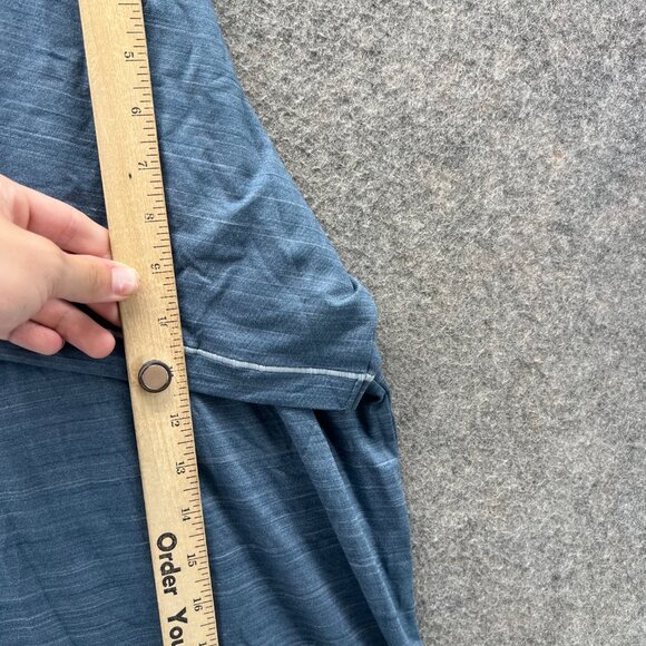 Puma Polo Shirt Mens XXL Blue Heather Ambassador Golf logo Golfer Stretch - Picture 7 of 10